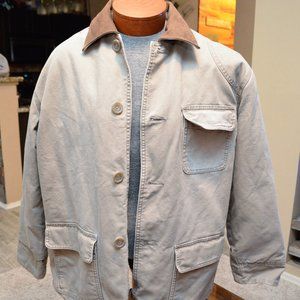 GH Bass Cotton Canvas Chore Field Coat Jacket Lrg